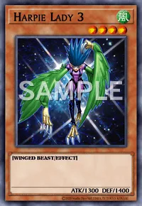 Harpie Lady 3, Yu-Gi-Oh! card, WIND