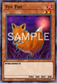Fox Fire, Yu-Gi-Oh! card, FIRE