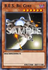 B.E.S. Big Core (Updated from: Big Core), Yu-Gi-Oh! card, DARK