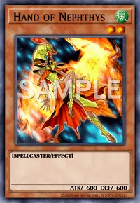 Hand of Nephthys, Yu-Gi-Oh! card, WIND
