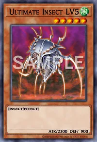 Ultimate Insect LV5, Yu-Gi-Oh! card, WIND