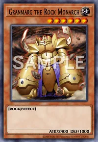 Granmarg the Rock Monarch, Yu-Gi-Oh! card, EARTH