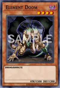 Element Doom, Yu-Gi-Oh! card, DARK