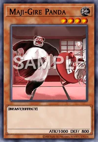 Maji-Gire Panda, Yu-Gi-Oh! card, EARTH