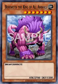 Behemoth the King of All Animals, Yu-Gi-Oh! card, EARTH