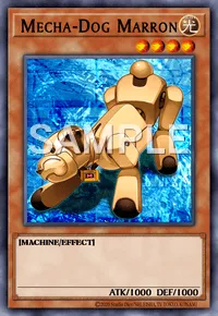 Mecha-Dog Marron, Yu-Gi-Oh! card, LIGHT