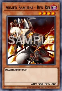 Armed Samurai - Ben Kei, Yu-Gi-Oh! card, DARK