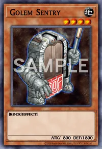 Golem Sentry, Yu-Gi-Oh! card, EARTH