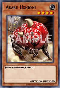 Abare Ushioni, Yu-Gi-Oh! card, EARTH