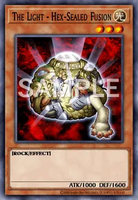 The Light - Hex-Sealed Fusion, Yu-Gi-Oh! card, LIGHT