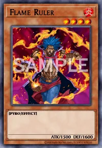 Flame Ruler, Yu-Gi-Oh! card, FIRE