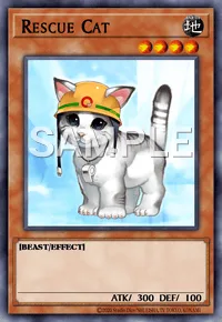 Rescue Cat, Yu-Gi-Oh! card, EARTH