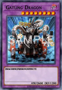 Gatling Dragon, Yu-Gi-Oh! card, DARK