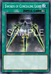 Swords of Concealing Light, Yu-Gi-Oh! card, SPELL