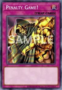 Penalty Game!, Yu-Gi-Oh! card, TRAP