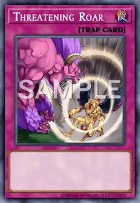 Threatening Roar, Yu-Gi-Oh! card, TRAP