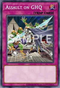 Assault on GHQ, Yu-Gi-Oh! card, TRAP