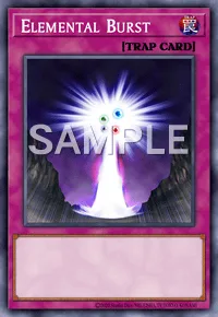 Elemental Burst, Yu-Gi-Oh! card, TRAP