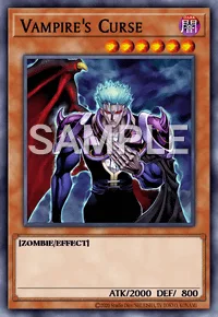 Vampire's Curse, Yu-Gi-Oh! card, DARK