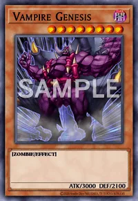 Vampire Genesis, Yu-Gi-Oh! card, DARK