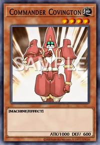 Commander Covington, Yu-Gi-Oh! card, EARTH
