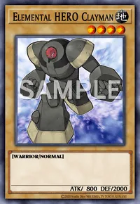 Elemental HERO Clayman, Yu-Gi-Oh! card, EARTH