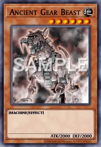 Ancient Gear Beast, Yu-Gi-Oh! card, EARTH