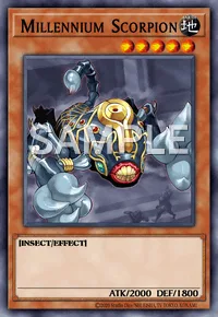 Millennium Scorpion, Yu-Gi-Oh! card, EARTH