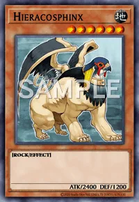 Hieracosphinx, Yu-Gi-Oh! card, EARTH