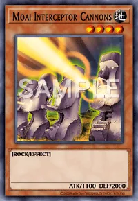 Moai Interceptor Cannons, Yu-Gi-Oh! card, EARTH