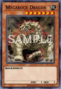 Megarock Dragon, Yu-Gi-Oh! card, EARTH