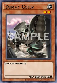 Dummy Golem, Yu-Gi-Oh! card, EARTH