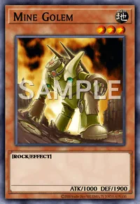 Mine Golem, Yu-Gi-Oh! card, EARTH