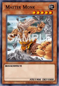 Master Monk, Yu-Gi-Oh! card, EARTH