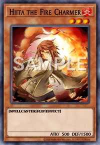 Hiita the Fire Charmer, Yu-Gi-Oh! card, FIRE