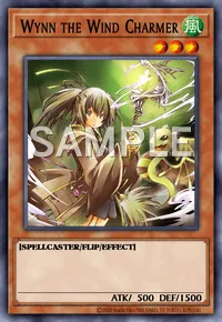 Wynn the Wind Charmer, Yu-Gi-Oh! card, WIND