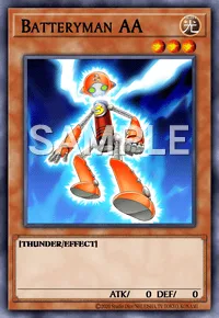 Batteryman AA, Yu-Gi-Oh! card, LIGHT