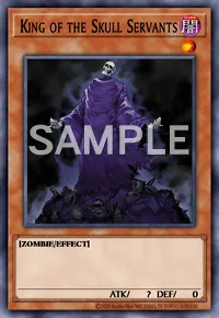 King of the Skull Servants, Yu-Gi-Oh! card, DARK