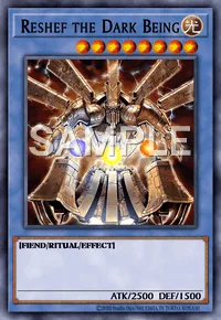 Reshef the Dark Being, Yu-Gi-Oh! card, LIGHT