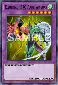 Elemental HERO Flame Wingman, Yu-Gi-Oh! card, WIND