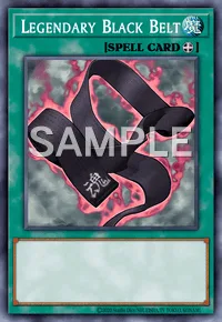 Legendary Black Belt, Yu-Gi-Oh! card, SPELL