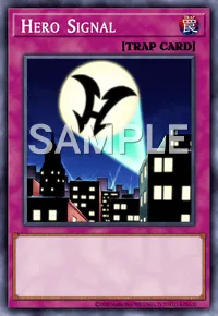 Hero Signal, Yu-Gi-Oh! card, TRAP
