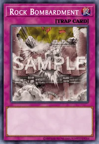 Rock Bombardment, Yu-Gi-Oh! card, TRAP
