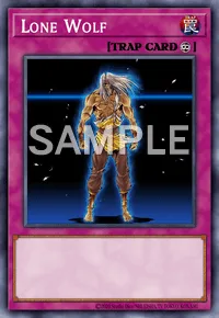 Lone Wolf, Yu-Gi-Oh! card, TRAP