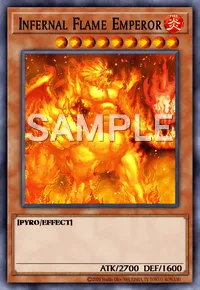 Infernal Flame Emperor, Yu-Gi-Oh! card, FIRE