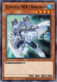 Elemental HERO Bubbleman, Yu-Gi-Oh! card, WATER