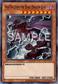 Van'Dalgyon the Dark Dragon Lord, Yu-Gi-Oh! card, DARK