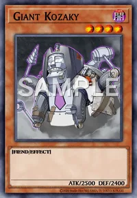 Giant Kozaky, Yu-Gi-Oh! card, DARK