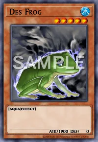 Des Frog, Yu-Gi-Oh! card, WATER