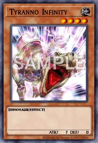 Tyranno Infinity, Yu-Gi-Oh! card, EARTH